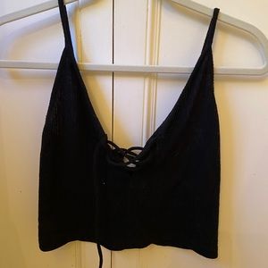 RARE Brandy Melville Black Tank Top